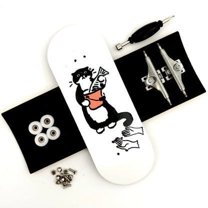 34Mm Premium Fingerboard Set with Eureka 3.0 Trucks New Street Shape Wheels