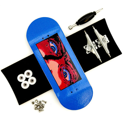 34Mm Premium Fingerboard Set with Eureka 3.0 Trucks New Street Shape Wheels