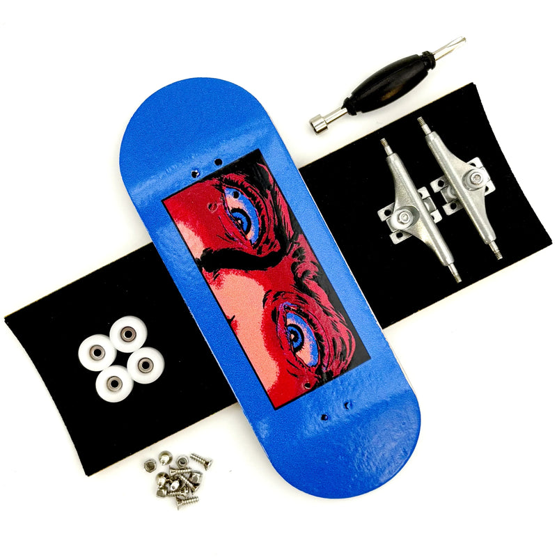 34Mm Premium Fingerboard Set with Eureka 3.0 Trucks New Street Shape Wheels