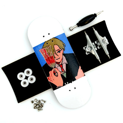 34Mm Premium Fingerboard Set with Eureka 3.0 Trucks New Street Shape Wheels